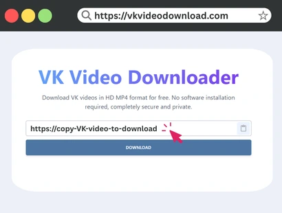 paste vk video link